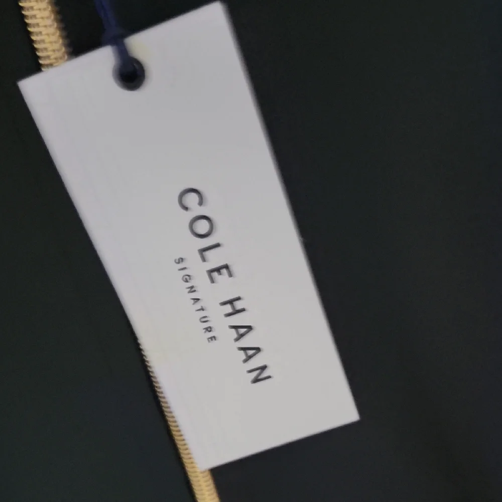 Cole Haan Vince Black Trench Coat for Women - Picture 3 of 8